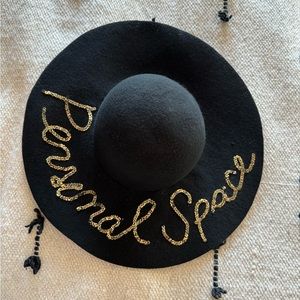 Eugenia Kim Personal Space Honey Hat with sequin embroidery